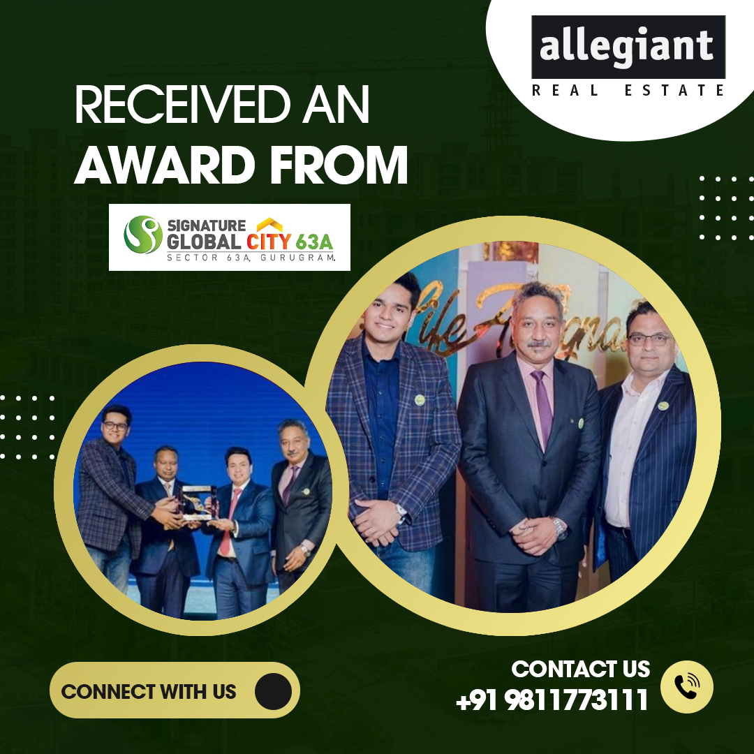 award received from signature global 63A