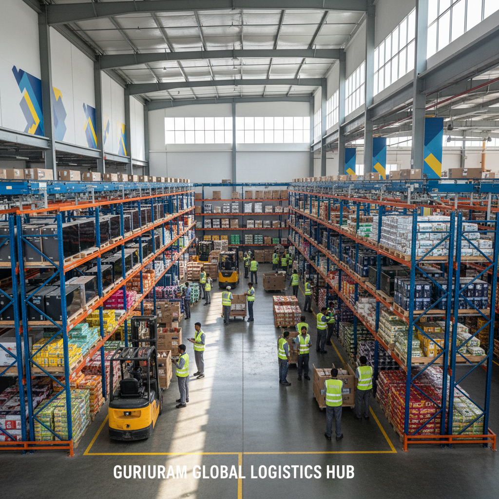 Warehouse company in Gurugram offering efficient storage solutions and easy access to major highways for smooth logistics operations.